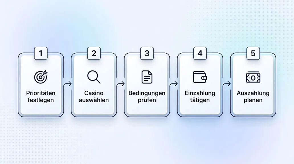 Internationales Casino nach persönlichen Prioritäten wählen
